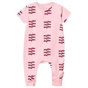 Tinycottons Pink HEY YOU Slogan One-Piece